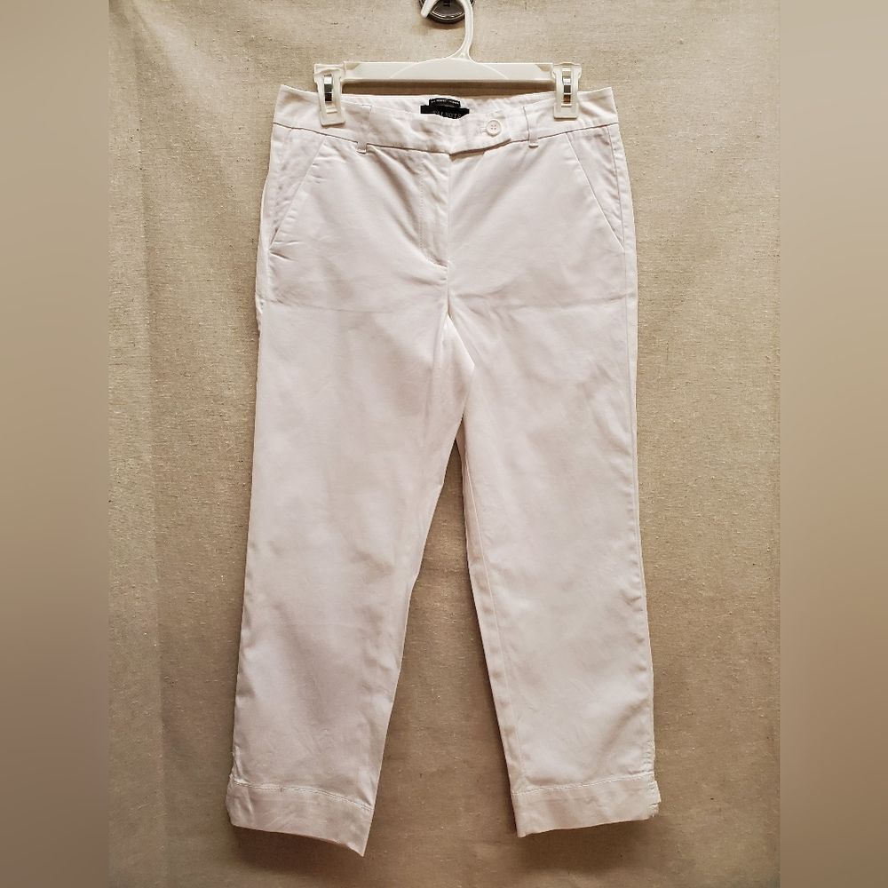 Talbot's The Perfect Skimmer White Capri Pants Size 2